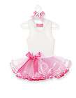 NWT 9 12 mo MUD PIE Tiny Dancer Ribbon Tutu Dress Pink 