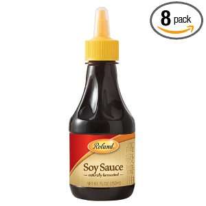 Roland Soy Sauce, 8.5 Ounce Bottles (Pack of 8)  Grocery 