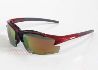 GIANT Professional Cycling Glasses Sunglasses Red  