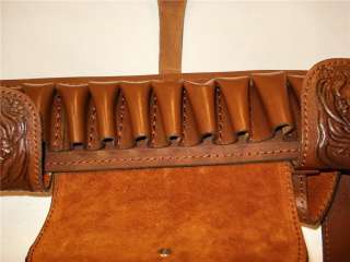 New Luxury Leather Bandolier. Hunting Cartridge belt. German bandoleer 