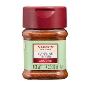 Sauers Cayenne Pepper, 1.1 Ounce Jars Grocery & Gourmet Food