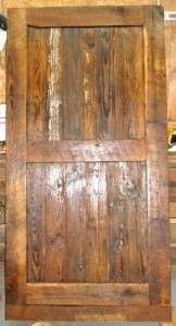   Door Adjustable Length Hand Crafted Two Panel Barn Style Country Decor