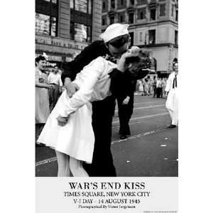  Sailors kiss poster