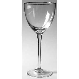  Noritake Palais Platinum Wine Glass, Crystal Tableware 