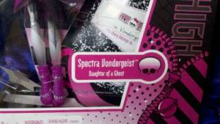 Spectra Vondergeist Monster High Doll RARE Hard to Find 746775003739 