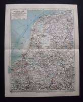 1897.BELLA.Mappa GeoTopografica_PAESI BASSI = OLANDA.  