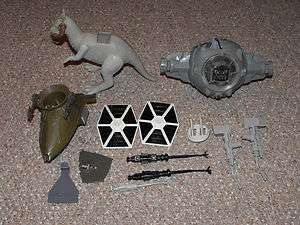   Wars Lot of Vehicle Parts for Repair Taun Taun Tie Fighter More  