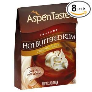 The Aspen Mulling Co Hot Buttered Rum Mix, 3.75 Ounce (Pack of 8)
