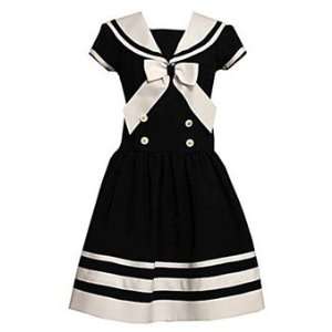  Girls Spring Dresses   Navy Sailor   Size 7   R45529 
