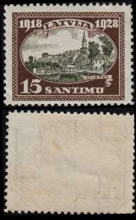 Latvia, 1928, SC 159, mint LH, wmk, left. rt280  
