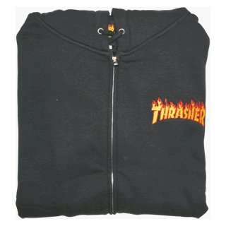  THRASHER FLAMES ZIPPER HD/SWT M