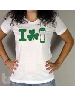   Beer Love St Patricks Day American Apparel Ladies BB301 T Shirt  