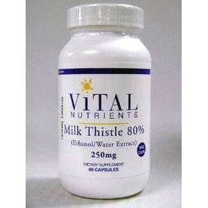  Vital Nutrients   Milk Thistle 80 %   60 caps / 250 mg 