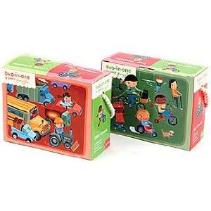  Two Sided Puzzle   Big Wheels / Little Wheels Toys 