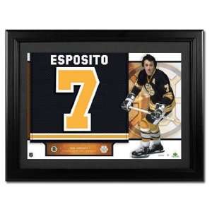 UD NHL Retired Jersey # Collection Bruins Phil Esposito  