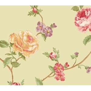  Beige Rose Trail Wallpaper