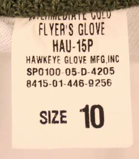 Gloves being sold are size 11, tag is shown for reference.