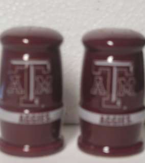 Texas A&M University Salt and Pepper Shakers  