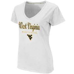  West Virginia Mountaineers Ladies Coast V Neck T Shirt 