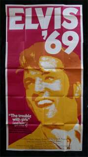TROUBLE WITH GIRLS * 3SH MOVIE POSTER ELVIS PRESLEY 69  