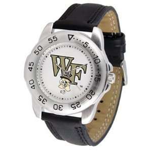  Wake Forest Demon Deacons NCAA Sport Mens Watch (Leather Band 
