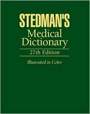 Stedmans Medical Dictionary, (0395738555), Thomas Lathrop Stedman 