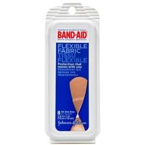  Band Aids  Clear Strips, Travel Pack (8 count) Health 