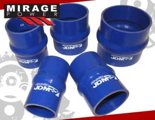 JDM SPORT 2.75 Bellow Reinforced Silicone Coupler Blue  