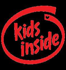 KIDS INSIDE Red Baby on Board Child Car Decal Sticker  