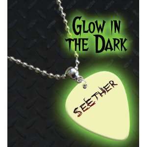  Seether Glow In The Dark Premium Guitar Pick Necklace 