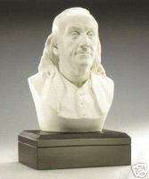 Ben Franklin Bust   FOUNDING FATHER   GREAT AMERICANS   WE SHIP 