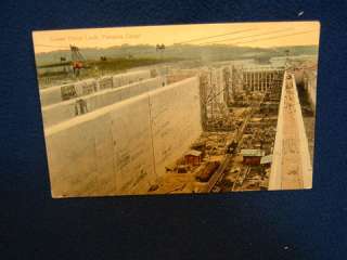 Gatun Locks Construction 1910 Panama Canal  