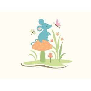 Pixie The Mouse   Solid Wall Mural