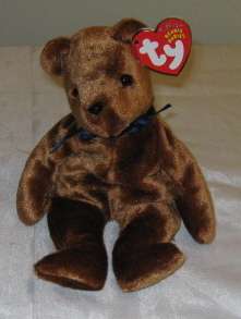 TED E THE BROWN BEAR   Ty Beanie Baby (Beanies, Babies)  