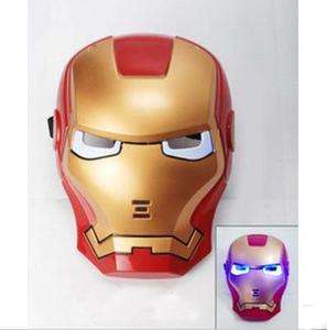 Lite up Iron Man Mask Halloween Prop Party Costume Toys  