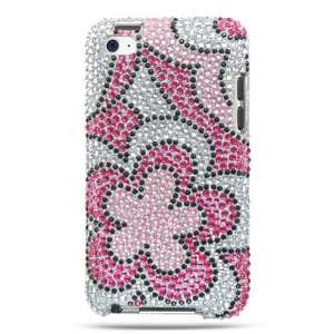  New Pink with Silver and Black Daisy Wave Sparkling Luxury 