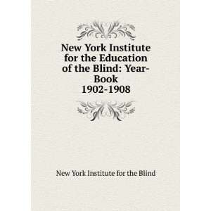  New York Institute for the Education of the Blind Year 
