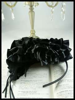 Black Victorian Funeral Cosplay Mini Top Hat Headband  