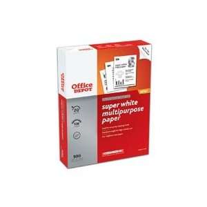   510352 Super White Copy Paper Let 20lb 108Br 500/Pk from Office Depot