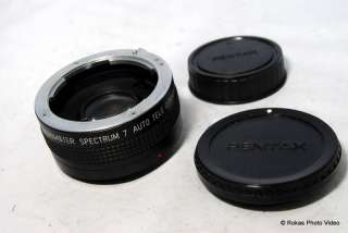 Pentax Promaster 2X teleconverter lens PK K 7 element  