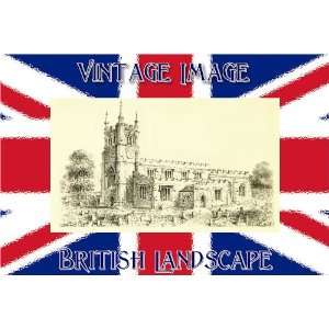   Fridge Magnet British Landscape Bletchley Church