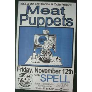  Meat Puppets Fox Boulder Concert Poster 1993