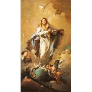   Tiepolo   50 x 92 inches   The Immaculate Concepti