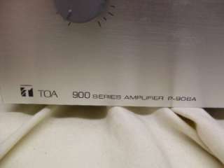 TOA P 906A 900 Series Power Amplifier P906A  