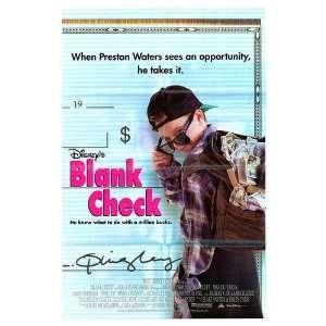 Blank Check Original Movie Poster, 27 x 40 (1994)