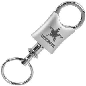  NFL Dallas Cowboys Brushed Metal Valet Keychain Sports 