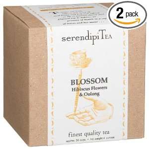 SerendipiTea Blossom, Hibiscus Flowers & Oolong Tea, 4 Ounce Boxes 