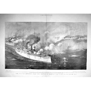  1898 Battle Manila Cavite Bay Ships Castilla Isla Luzon 