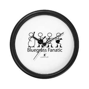  Bluegrass Fanatic Music Wall Clock by  