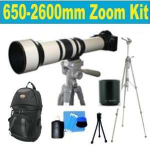 Celltime High Definition 650 1300mm F/8 16 T Mount Telephoto Zoom Lens 